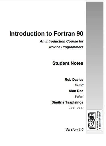 كتاب Introduction to Fortran 90 pdf