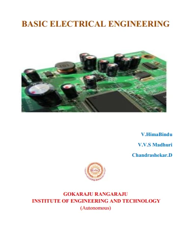 كتاب BASIC ELECTRICAL ENGINEERING لV HimaBindu V V S Madhuri Chandrashekar D