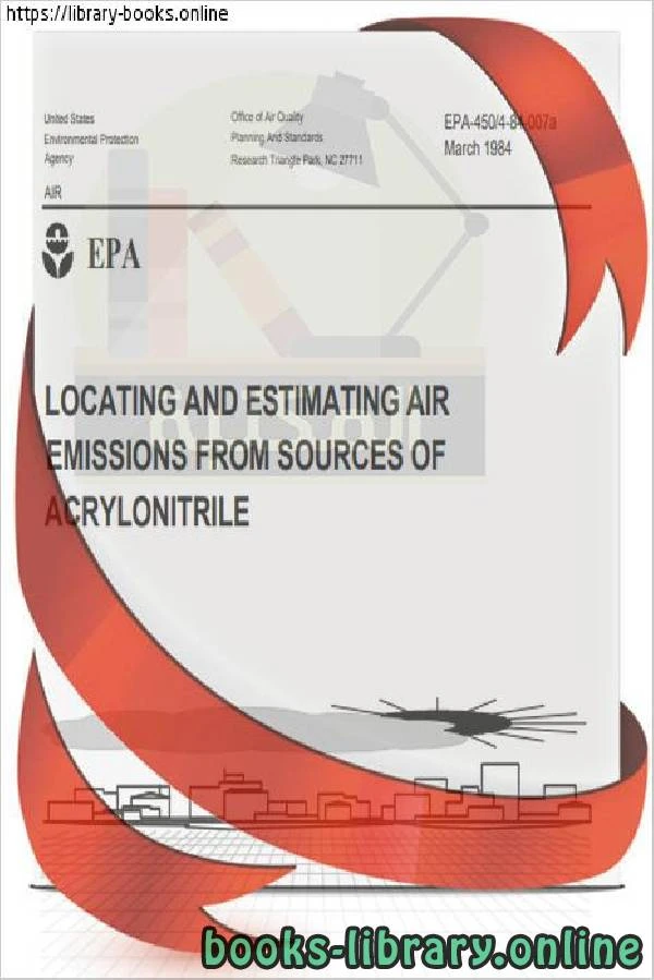 تحميل و قراءة كتاب U S Environmental Protection Agency Locating and estimating air emissions pdf