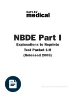تحميل و قراءة كتاب NBDE Part I Explanations to Reprints pdf
