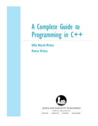 تحميل و قراءة كتاب A Complete Guide to Programming in C pdf