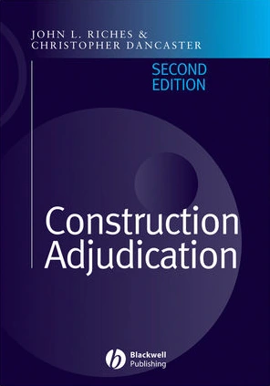 كتاب Construction Adjudication Appendix 3 The Construction Contracts England and Wales Exclusion Order pdf