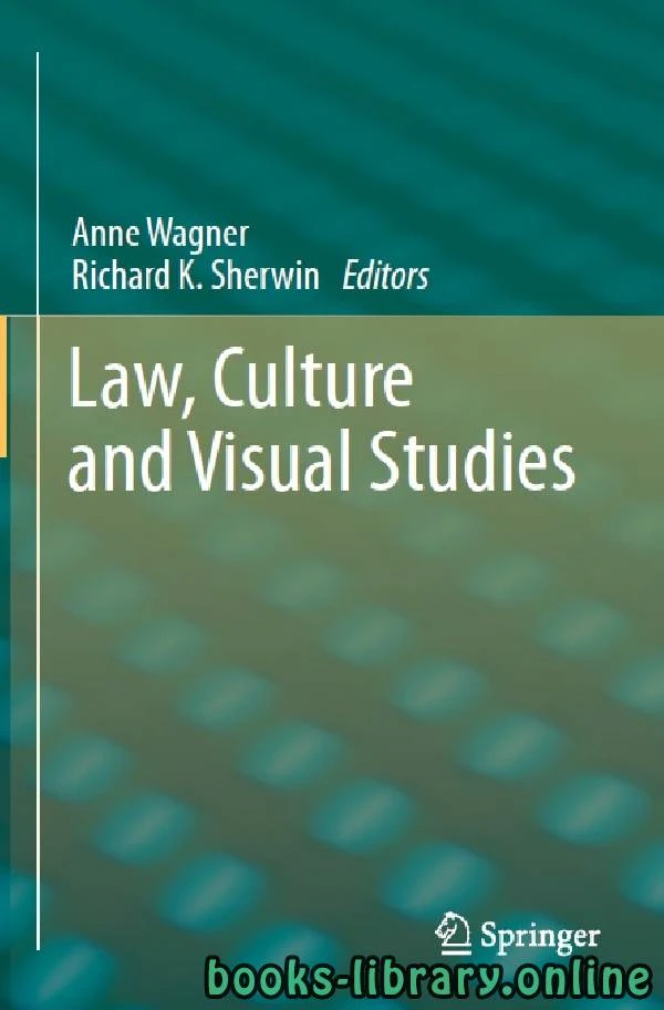 كتاب Law Culture and Visual Studies part 1 pdf