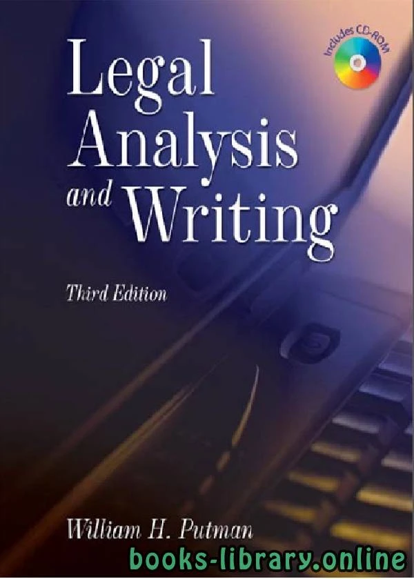 كتاب Legal Analysis and Writing Third Edition CHAPTER 6 pdf