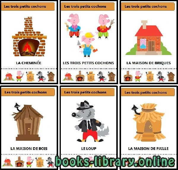 كتاب Jeu des 7 familles contes traditionnels Les trois petits cochons pdf