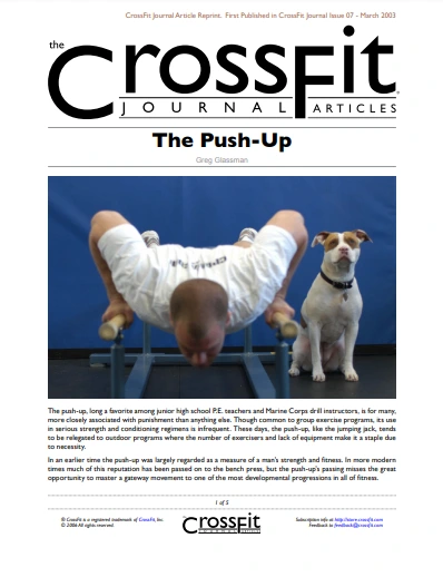 كتاب CrossFit Journal Article لمؤلف غير معروف 